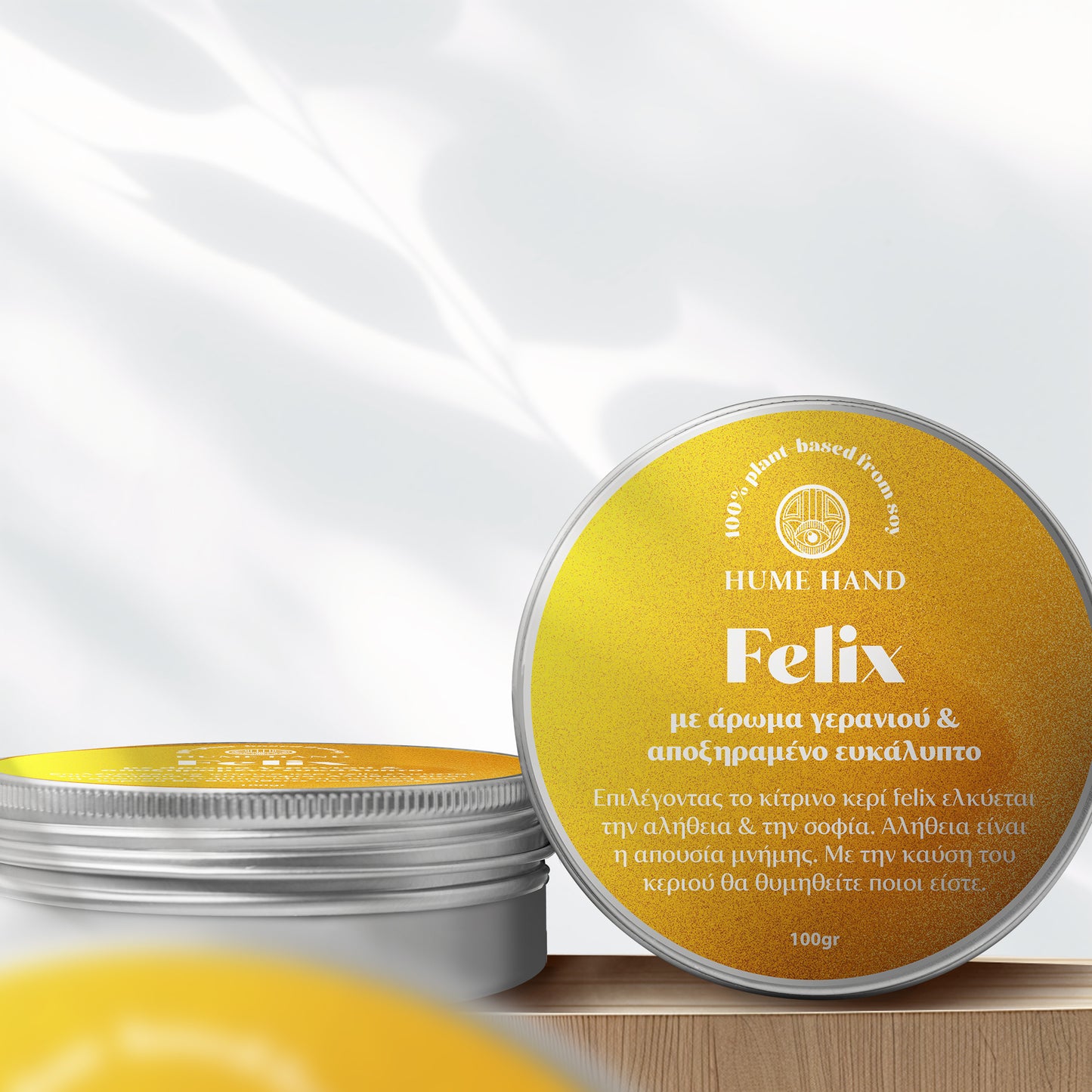 FELIX Candle with Geranium Aroma 100gr